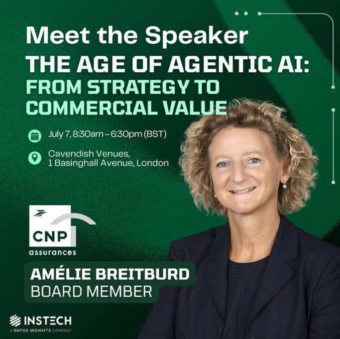 InsTech — Amélie Breitburd, speaker at The Age of Agentic AI, 7 July 2026, London